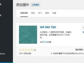 WordPres SEO关键词优化插件 WP SEO TDK使用介绍