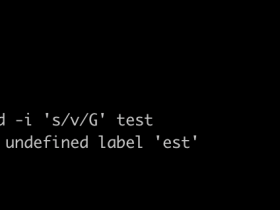 MAC终端执行sed -i 出现extra characters at the end of command或undefined label
